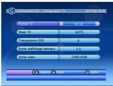 SIGMATEK DVBR-152 - Configuration TV - 1