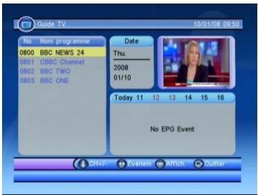 SIGMATEK DVBR-152 - Guide TV - 1
