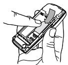SAGEM MYX-3_FR-00 - Installation de la carte SIM et de la batterie - 2