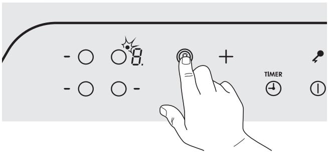 ZANUSSI ZKT 630 D - Mettre en service et hors service la zone de cuisson à double circuit - 3