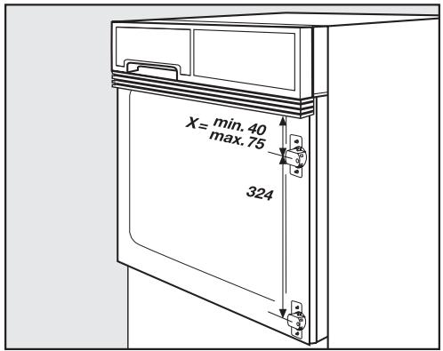 MIELE WT 2789I WPM INOX - - avec kit de baguettes d'adaptation : - 1
