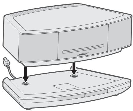 BOSE NC - Raccordement du système au socle - 1