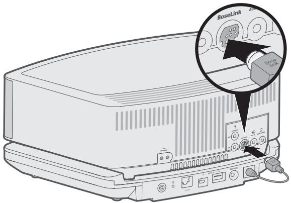 BOSE NC - Raccordement du système au socle - 2