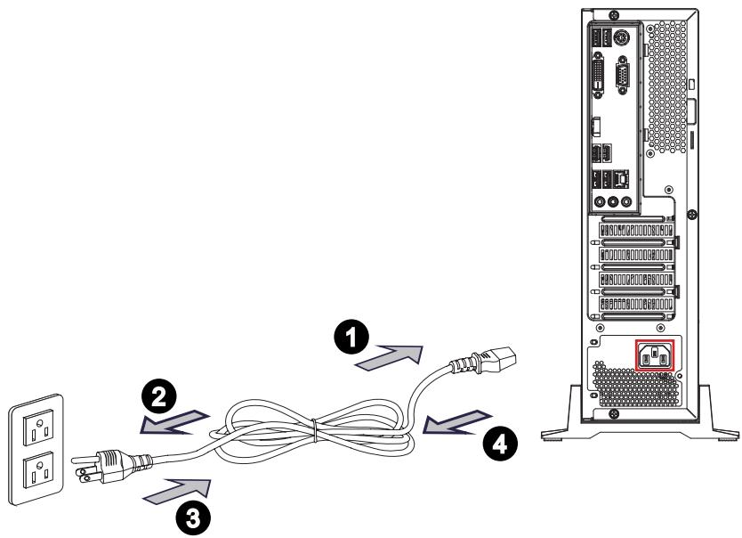 MSI UNITE CENTRALEG I7/8/1+56/1650 - Déconnexion d'alimentation - 1