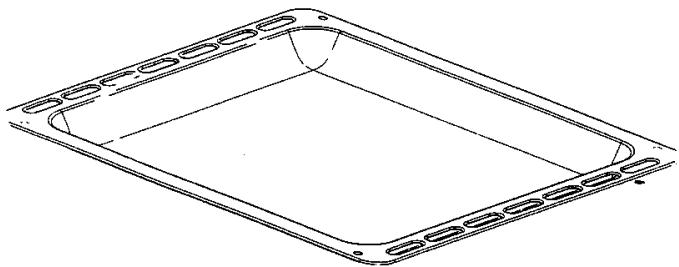 DE DIETRICH CM 240-E - PLAT CREUX (suivant modèle) - 1