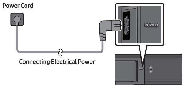 SAMSUNG HW-T550 - Connecting Electrical Power - 1