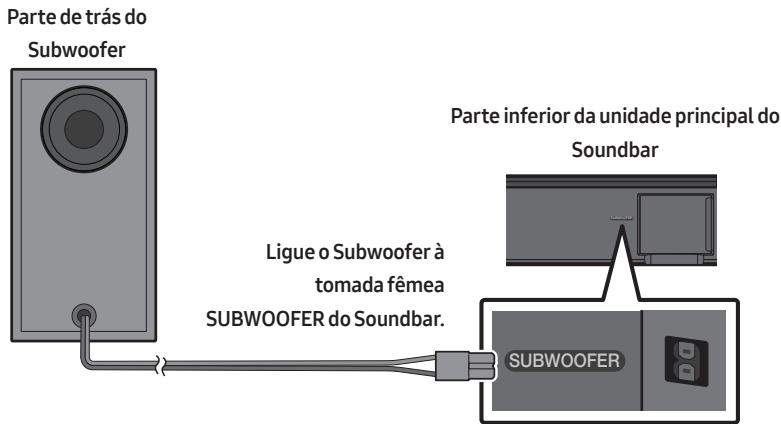 SAMSUNG HW-T550 - Ligar o Subwoofer ao Soundbar - 1