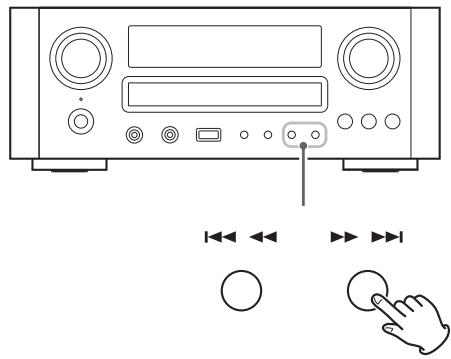 TEAC CR-H500S - Pour sauter au morceau suivant ou precedent - 1