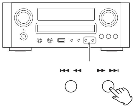 TEAC CR-H500S - Recherche d'un passage de morceau - 1