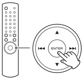 TEAC CR-H500S - Appuyez sur la touche ENTER. - 1