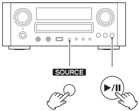 TEAC CR-H500S - Rappel des réglages d'usine - 1