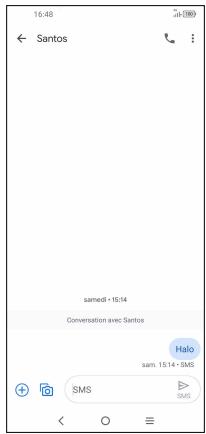 TCL GSMVENDUSEUL10LITEWHITE64GO - Gérer les messages - 1