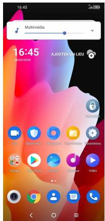 TCL GSMVENDUSEUL10LITEWHITE64GO - Régler le volume - 1