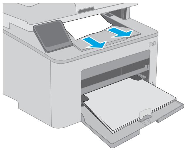 HP m227spncop - Suppression des bourrages dans le bac de sortie - 1