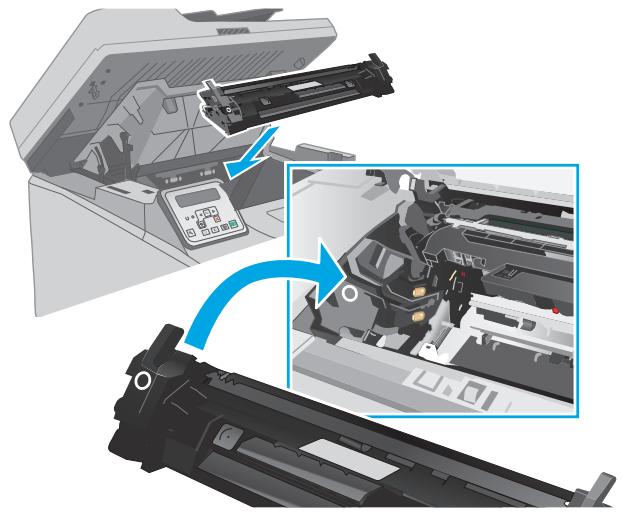 HP m227spncop - Suppression des bourrages dans la zone de la cartouche d'encre - 10