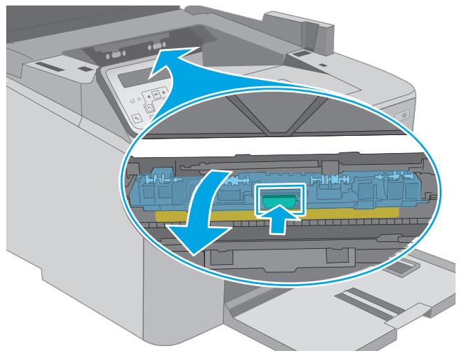 HP m227spncop - Suppression des bourrages dans le bac de sortie - 4