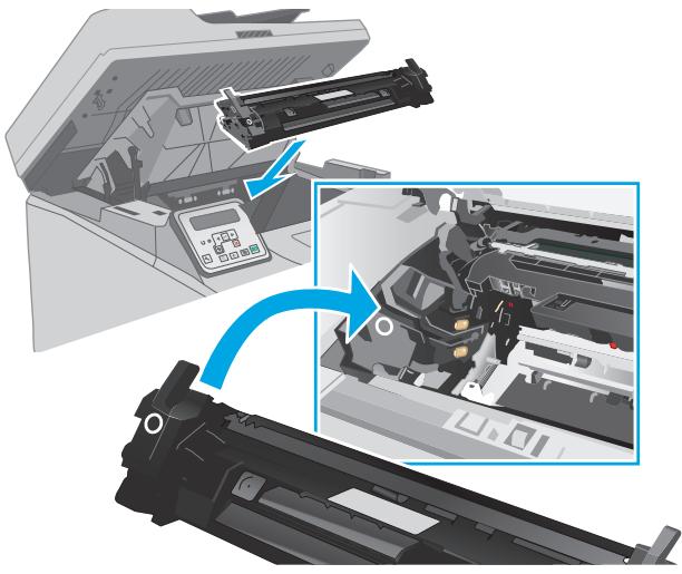 HP m227spncop - Retrait et remplacement du tambour d'image - 10