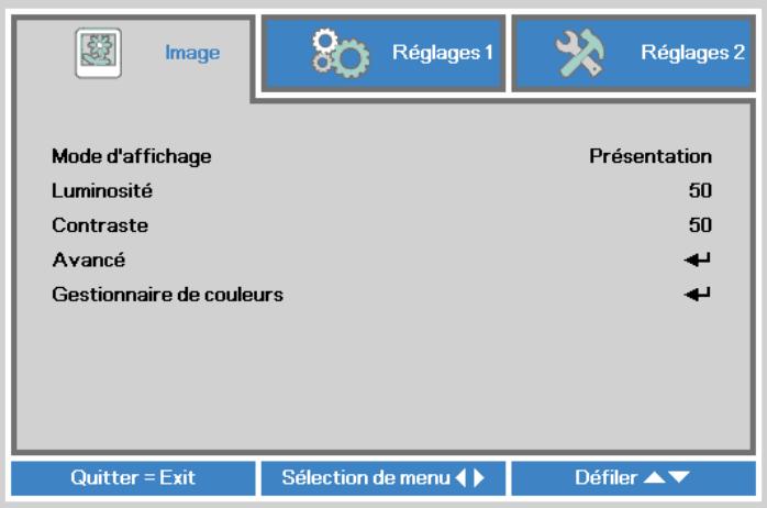 VIVITER 06 NOIR - Naviguer le menu OSD - 1