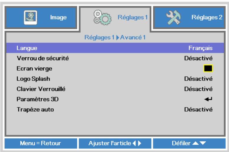 VIVITER 06 NOIR - Réglage de la langue OSD - 2