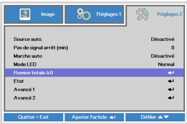 VIVITER 06 NOIR - Menu réglages 2 - 2