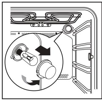 FAURE FOB 571 - Remplacement de la lampe du four - 2