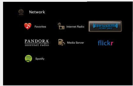 MARANTZ AV8801 - Appuyez sur NETWORK. - 1