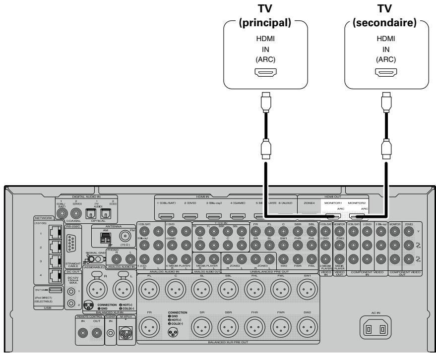 MARANTZ AV8801 - Cables utilisés pour les connexions - 1