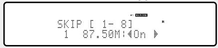 MARANTZ AV8801 - Annulation du saut des canaux préreglés - 3
