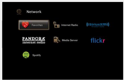 MARANTZ AV8801 - Appuyez sur NETWORK. - 2
