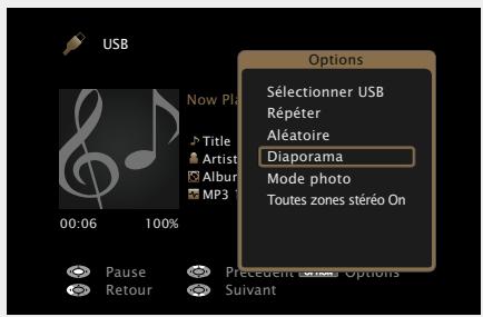 MARANTZ AV8801 - Lecture simultanée de musique et d'une image favorite (Diaporama) - 1