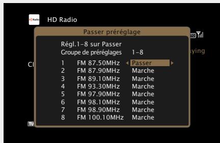MARANTZ AV8801 - [Pour définiir les stations à ignorer par stations] - 4
