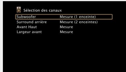 MARANTZ AV8801 - Configuration de "Sélection des canaux" - 3