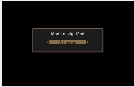 MARANTZ AV8801 - □ Configuration du mode de fonctionnement (Mode navig. iPod) - 2