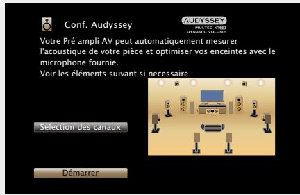MARANTZ AV8801 - Connectez le microphone de configuration. - 2