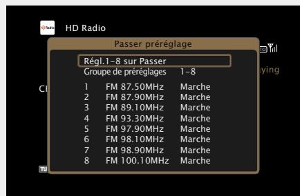 MARANTZ AV8801 - Saut des stations radio préréglées (Passer préréglage) - 6