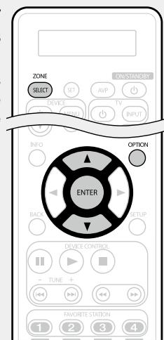 MARANTZ AV8801 - Utilisation de la fonction Toutes zones stéreo (Toutes zones stéreo On) - 3