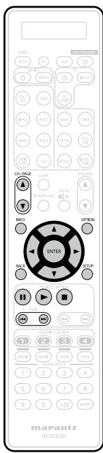 MARANTZ AV8801 - □ Touches de commande du dispositif mémoire USB - 1