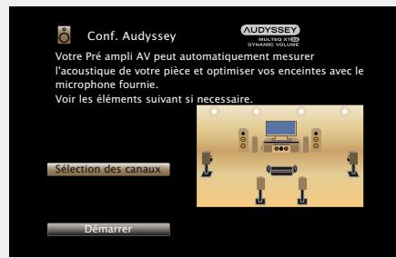 MARANTZ AV8801 - Configuration de "Sélection des canaux" - 1