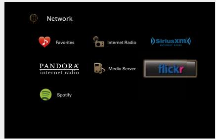 MARANTZ AV8801 - Appuyez sur NETWORK. - 1