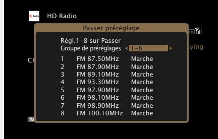 MARANTZ AV8801 - [Pour définiir les stations à ignorer par stations] - 2