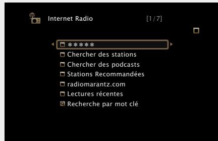 MARANTZ AV8801 - Utilizez  pour selectionner l'elément que vous pouze dire, puis appuyez sur ENTER ou  . - 1