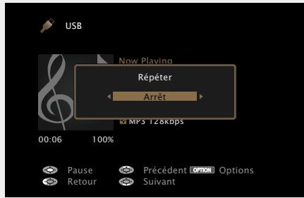 MARANTZ AV8801 - Lecture repétée (Répéter) - 3