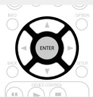 MARANTZ AV8801 - Choisissez "Niv. correspondent SW", puis appuyez sur ENTER. - 1