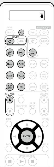 MARANTZ AV8801 - Scanner le tableau des codes - 1
