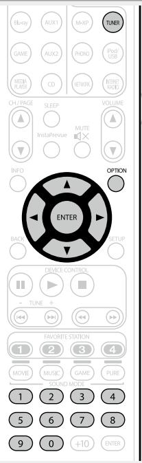 MARANTZ AV8801 - □ Syntonisation en entrant la fréquence radio (Accord direct) - 3