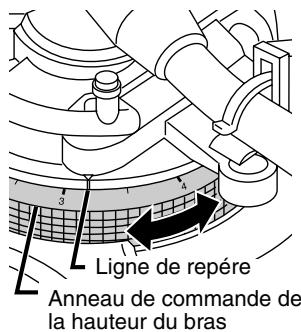 TECHNICS SL1210M5GE - Hauteur du bras de lecture - 2