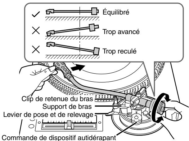 TECHNICS SL1210M5GE - Régler l'équilibre horizontal - 1