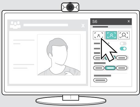 MAE DARRY EPOSWEBCAM - A : Modification du niveau de zoom via les préréglages - 1