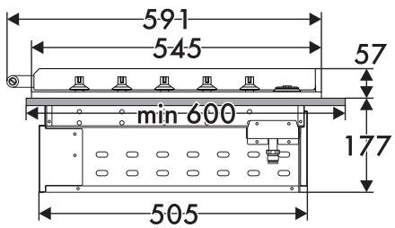 SMEG BIBQ1205F - Positionnement - 9