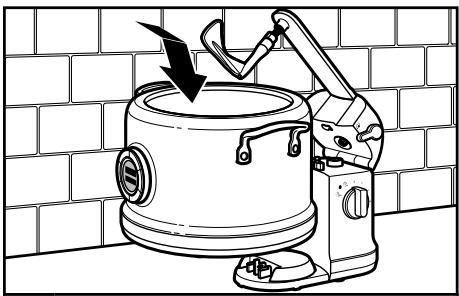 RITCHENAID 5KMC4244EAC - Fixation de l'accessoire bras mélangeur au multibuiseur (vendu séparément) - 5